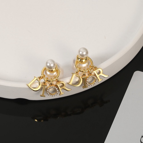 Cheap Christian Dior Earrings For Women #1253796 Replica Wholesale [$27.00 USD] [ITEM#1253796] on Replica Christian Dior Earrings