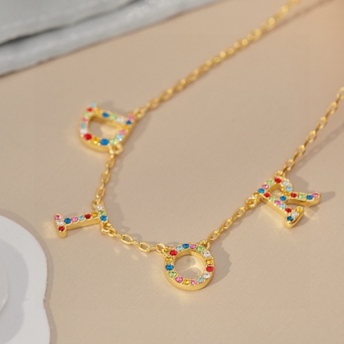 Cheap Christian Dior Necklaces For Women #1253817 Replica Wholesale [$29.00 USD] [ITEM#1253817] on Replica Christian Dior Necklaces