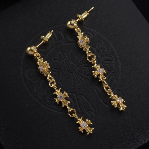 Cheap Chrome Hearts Earrings For Women #1253826 Replica Wholesale [$32.00 USD] [ITEM#1253826] on Replica Chrome Hearts Earrings