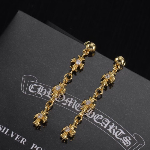 Cheap Chrome Hearts Earrings For Women #1253826 Replica Wholesale [$32.00 USD] [ITEM#1253826] on Replica Chrome Hearts Earrings