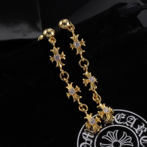 Cheap Chrome Hearts Earrings For Women #1253826 Replica Wholesale [$32.00 USD] [ITEM#1253826] on Replica Chrome Hearts Earrings