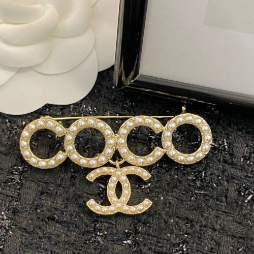 Cheap Chanel Brooches For Women #1253872 Replica Wholesale [$34.00 USD] [ITEM#1253872] on Replica Chanel Brooches