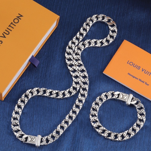 Cheap Louis Vuitton LV Jewelry Set #1253881 Replica Wholesale [$72.00 USD] [ITEM#1253881] on Replica Louis Vuitton LV Jewelry Set