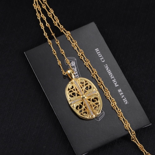 Cheap Chrome Hearts Necklaces #1253927 Replica Wholesale [$39.00 USD] [ITEM#1253927] on Replica Chrome Hearts Necklaces