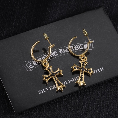 Cheap Chrome Hearts Earrings #1253961 Replica Wholesale [$34.00 USD] [ITEM#1253961] on Replica Chrome Hearts Earrings