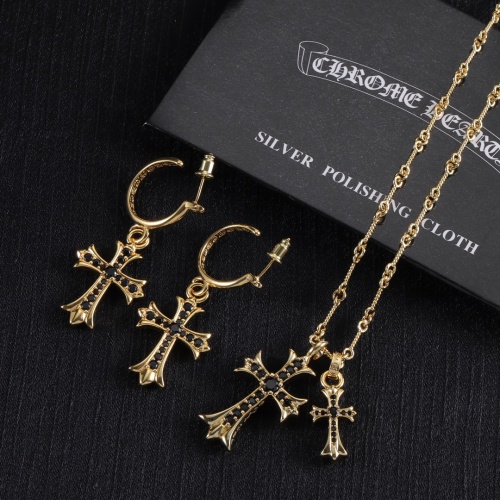 Cheap Chrome Hearts Jewelry Set #1253962 Replica Wholesale [$64.00 USD] [ITEM#1253962] on Replica Chrome Hearts Jewelry Set