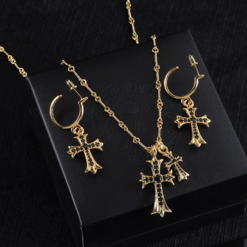 Cheap Chrome Hearts Jewelry Set #1253962 Replica Wholesale [$64.00 USD] [ITEM#1253962] on Replica Chrome Hearts Jewelry Set