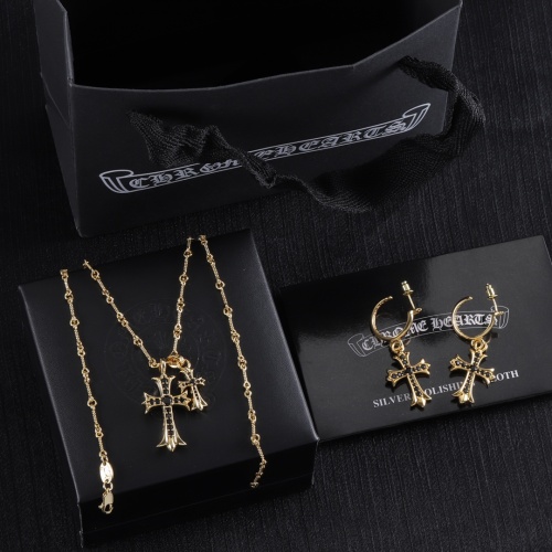 Cheap Chrome Hearts Jewelry Set #1253962 Replica Wholesale [$64.00 USD] [ITEM#1253962] on Replica Chrome Hearts Jewelry Set