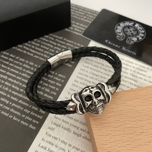 Cheap Chrome Hearts Bracelets #1253984 Replica Wholesale [$48.00 USD] [ITEM#1253984] on Replica Chrome Hearts Bracelets