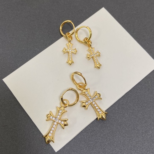 Cheap Chrome Hearts Earrings For Women #1253995 Replica Wholesale [$32.00 USD] [ITEM#1253995] on Replica Chrome Hearts Earrings