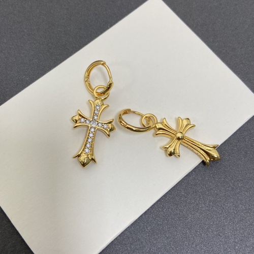 Cheap Chrome Hearts Earrings For Women #1253996 Replica Wholesale [$32.00 USD] [ITEM#1253996] on Replica Chrome Hearts Earrings