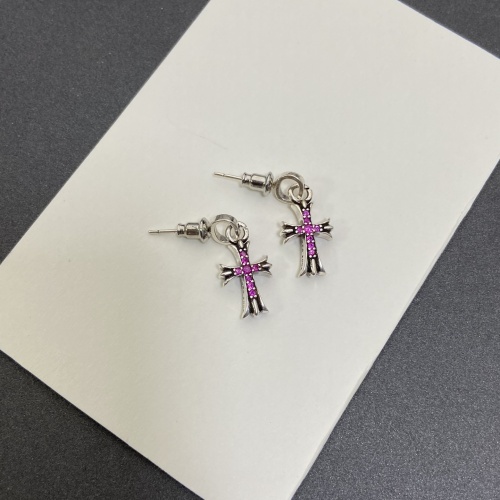 Cheap Chrome Hearts Earrings For Women #1253998 Replica Wholesale [$34.00 USD] [ITEM#1253998] on Replica Chrome Hearts Earrings