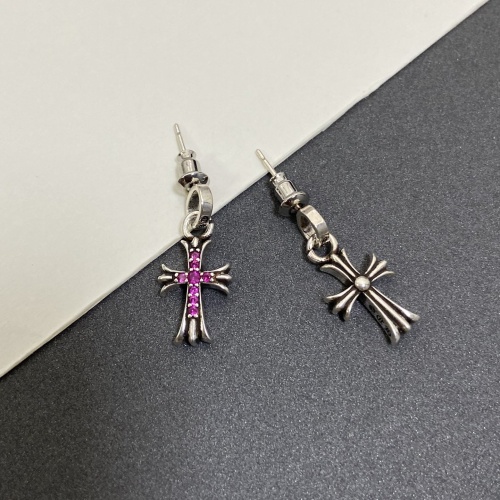 Cheap Chrome Hearts Earrings For Women #1253998 Replica Wholesale [$34.00 USD] [ITEM#1253998] on Replica Chrome Hearts Earrings