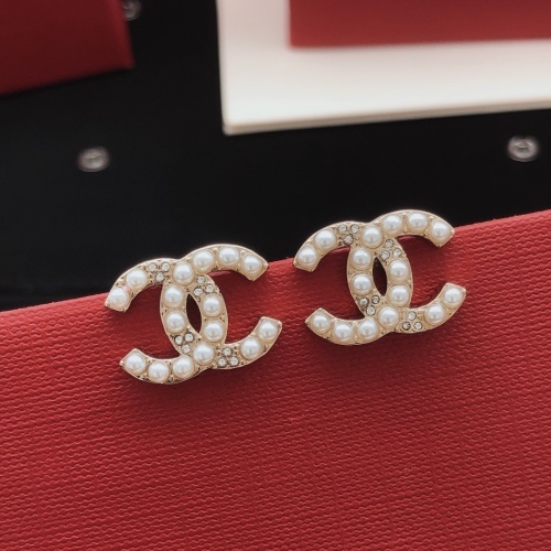 Cheap Chanel Earrings For Women #1253999 Replica Wholesale [$27.00 USD] [ITEM#1253999] on Replica Chanel Earrings