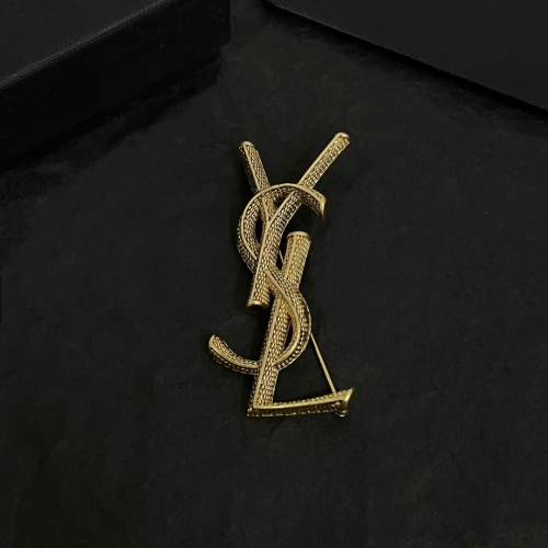 Cheap Yves Saint Laurent Brooches For Women #1254031 Replica Wholesale [$38.00 USD] [ITEM#1254031] on Replica Yves Saint Laurent Brooches