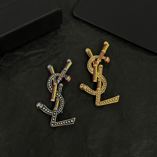 Cheap Yves Saint Laurent Brooches For Women #1254035 Replica Wholesale [$38.00 USD] [ITEM#1254035] on Replica Yves Saint Laurent Brooches