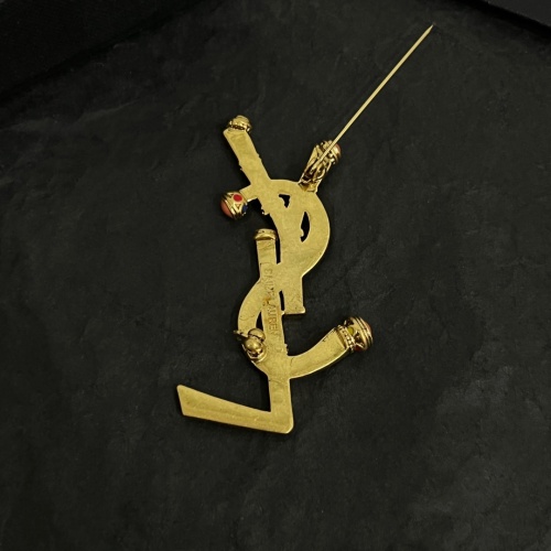 Cheap Yves Saint Laurent Brooches For Women #1254036 Replica Wholesale [$38.00 USD] [ITEM#1254036] on Replica Yves Saint Laurent Brooches