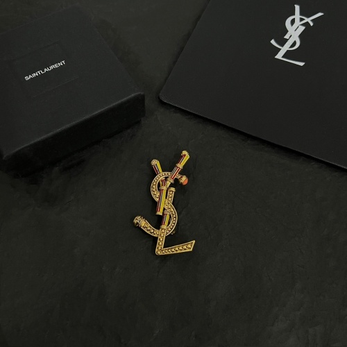 Cheap Yves Saint Laurent Brooches For Women #1254036 Replica Wholesale [$38.00 USD] [ITEM#1254036] on Replica Yves Saint Laurent Brooches