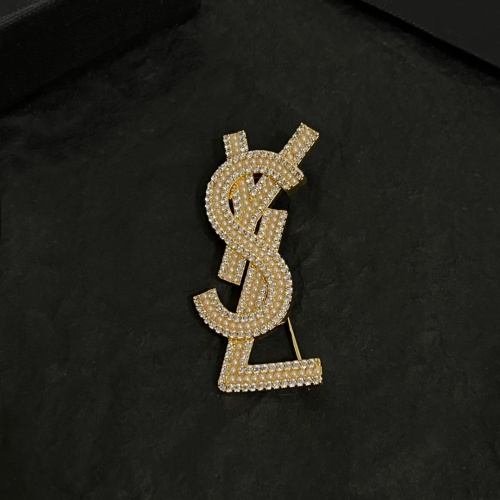 Cheap Yves Saint Laurent Brooches For Women #1254042 Replica Wholesale [$42.00 USD] [ITEM#1254042] on Replica Yves Saint Laurent Brooches