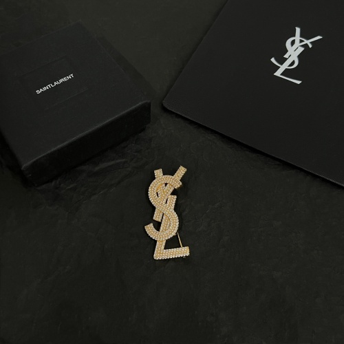 Cheap Yves Saint Laurent Brooches For Women #1254042 Replica Wholesale [$42.00 USD] [ITEM#1254042] on Replica Yves Saint Laurent Brooches