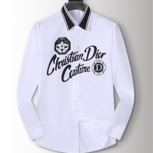 Cheap Christian Dior Shirts Long Sleeved For Men #1254064 Replica Wholesale [$48.00 USD] [ITEM#1254064] on Replica Christian Dior Shirts