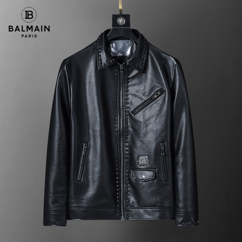 Cheap Balmain Jackets Long Sleeved For Men #1254070 Replica Wholesale [$92.00 USD] [ITEM#1254070] on Replica Balmain Jackets