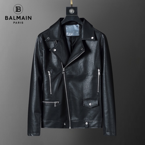 Cheap Balmain Jackets Long Sleeved For Men #1254075 Replica Wholesale [$92.00 USD] [ITEM#1254075] on Replica Balmain Jackets