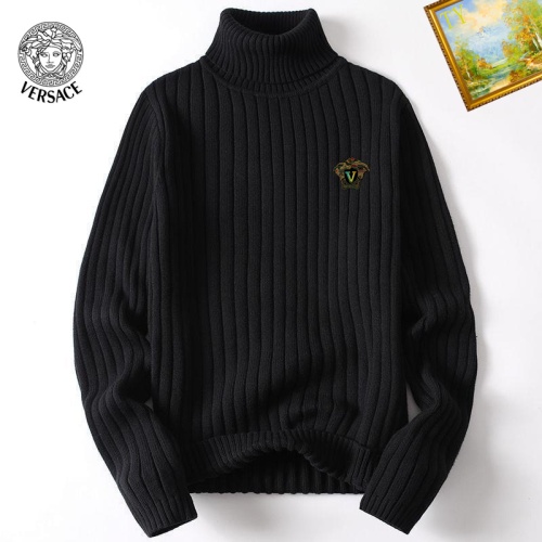 Cheap Versace Sweaters Long Sleeved For Men #1254141 Replica Wholesale [$40.00 USD] [ITEM#1254141] on Replica Versace Sweaters