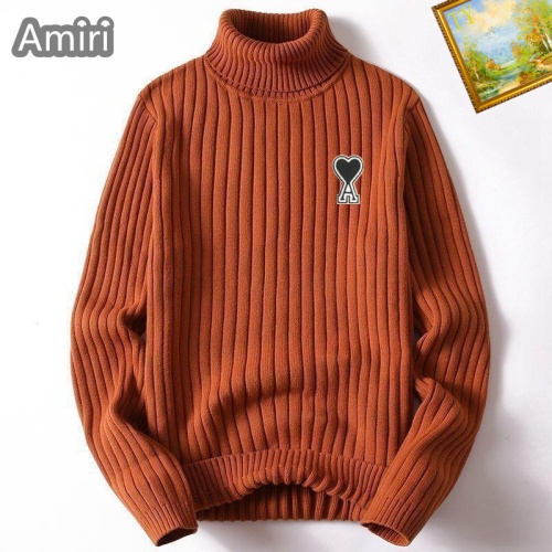 Cheap Amiri Sweaters Long Sleeved For Men #1254153 Replica Wholesale [$40.00 USD] [ITEM#1254153] on Replica Amiri Sweaters