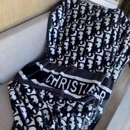 Cheap Christian Dior Blanket #1254155 Replica Wholesale [$40.00 USD] [ITEM#1254155] on Replica Christian Dior Blanket