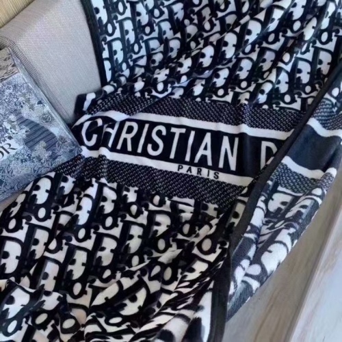 Cheap Christian Dior Blanket #1254155 Replica Wholesale [$40.00 USD] [ITEM#1254155] on Replica Christian Dior Blanket