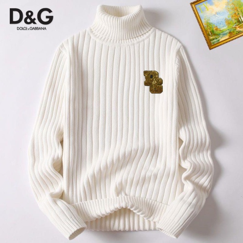 Cheap Dolce &amp; Gabbana D&amp;G Sweaters Long Sleeved For Men #1254159 Replica Wholesale [$40.00 USD] [ITEM#1254159] on Replica Dolce &amp; Gabbana D&amp;G Sweaters