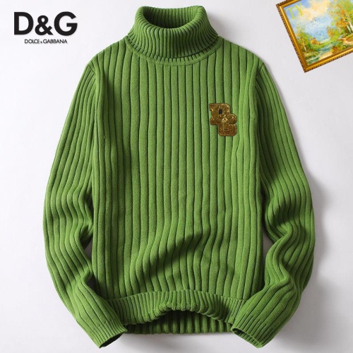 Cheap Dolce &amp; Gabbana D&amp;G Sweaters Long Sleeved For Men #1254164 Replica Wholesale [$40.00 USD] [ITEM#1254164] on Replica Dolce &amp; Gabbana D&amp;G Sweaters