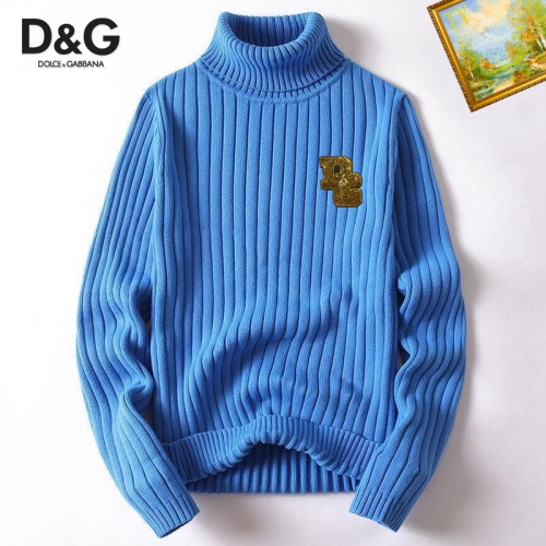 Cheap Dolce &amp; Gabbana D&amp;G Sweaters Long Sleeved For Men #1254165 Replica Wholesale [$40.00 USD] [ITEM#1254165] on Replica Dolce &amp; Gabbana D&amp;G Sweaters