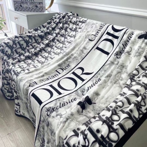 Cheap Christian Dior Blanket #1254187 Replica Wholesale [$40.00 USD] [ITEM#1254187] on Replica Christian Dior Blanket