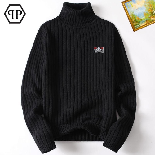 Cheap Philipp Plein PP Sweaters Long Sleeved For Men #1254228 Replica Wholesale [$40.00 USD] [ITEM#1254228] on Replica Philipp Plein PP Sweaters