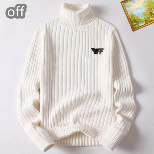 Cheap Off-White Sweaters Long Sleeved For Men #1254232 Replica Wholesale [$40.00 USD] [ITEM#1254232] on Replica Off-White Sweaters