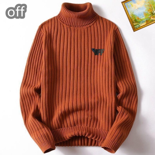 Cheap Off-White Sweaters Long Sleeved For Men #1254236 Replica Wholesale [$40.00 USD] [ITEM#1254236] on Replica Off-White Sweaters