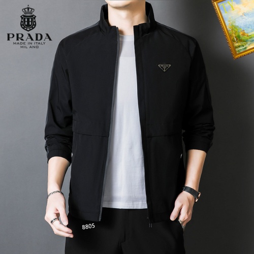 Cheap Prada Jackets Long Sleeved For Men #1254265 Replica Wholesale [$60.00 USD] [ITEM#1254265] on Replica Prada Jackets