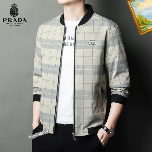 Cheap Prada Jackets Long Sleeved For Men #1254269 Replica Wholesale [$60.00 USD] [ITEM#1254269] on Replica Prada Jackets