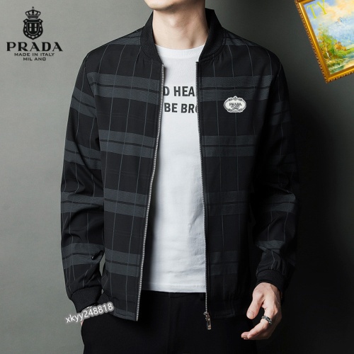 Cheap Prada Jackets Long Sleeved For Men #1254271 Replica Wholesale [$60.00 USD] [ITEM#1254271] on Replica Prada Jackets