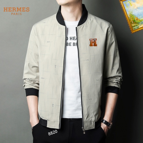 Cheap Hermes Jackets Long Sleeved For Men #1254272 Replica Wholesale [$60.00 USD] [ITEM#1254272] on Replica Hermes Jackets