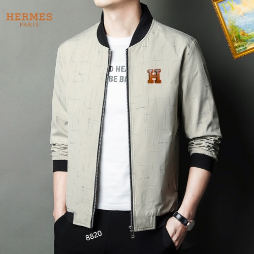 Cheap Hermes Jackets Long Sleeved For Men #1254272 Replica Wholesale [$60.00 USD] [ITEM#1254272] on Replica Hermes Jackets