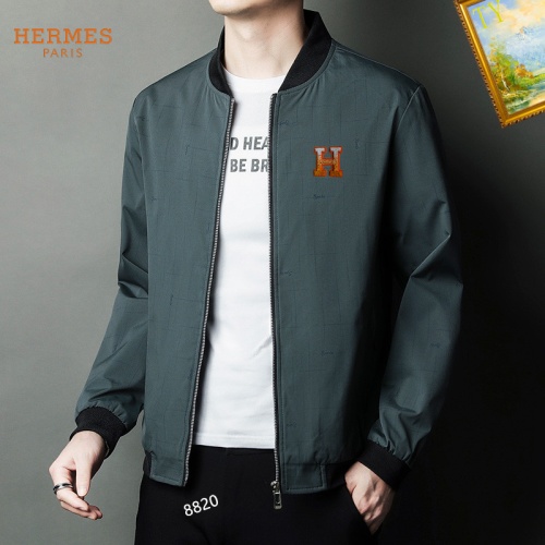 Cheap Hermes Jackets Long Sleeved For Men #1254273 Replica Wholesale [$60.00 USD] [ITEM#1254273] on Replica Hermes Jackets