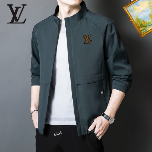 Cheap Louis Vuitton LV Jackets Long Sleeved For Men #1254281 Replica Wholesale [$60.00 USD] [ITEM#1254281] on Replica Louis Vuitton LV Jackets