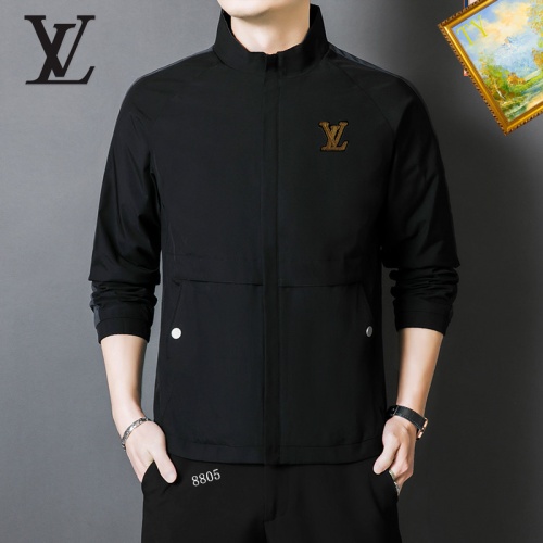 Cheap Louis Vuitton LV Jackets Long Sleeved For Men #1254283 Replica Wholesale [$60.00 USD] [ITEM#1254283] on Replica Louis Vuitton LV Jackets