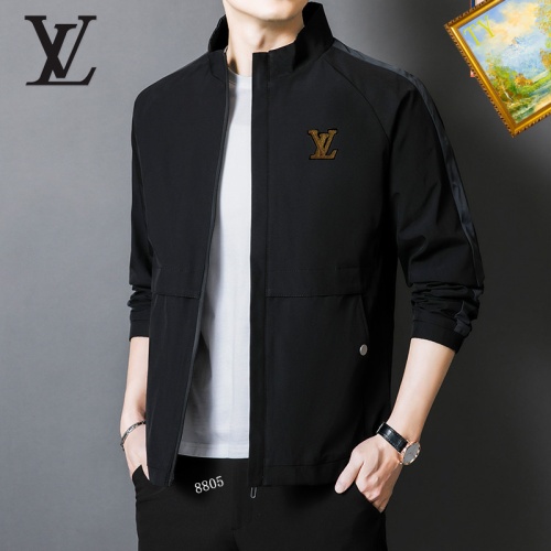 Cheap Louis Vuitton LV Jackets Long Sleeved For Men #1254283 Replica Wholesale [$60.00 USD] [ITEM#1254283] on Replica Louis Vuitton LV Jackets