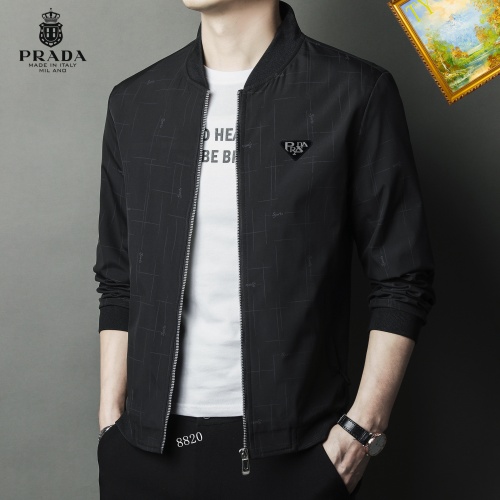 Cheap Prada Jackets Long Sleeved For Men #1254303 Replica Wholesale [$60.00 USD] [ITEM#1254303] on Replica Prada Jackets