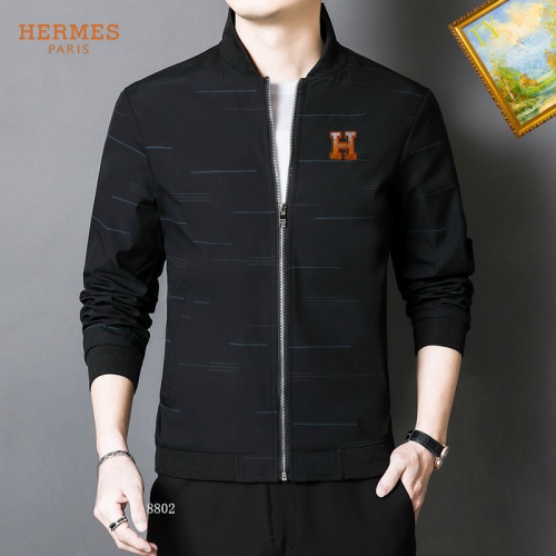 Cheap Hermes Jackets Long Sleeved For Men #1254315 Replica Wholesale [$60.00 USD] [ITEM#1254315] on Replica Hermes Jackets