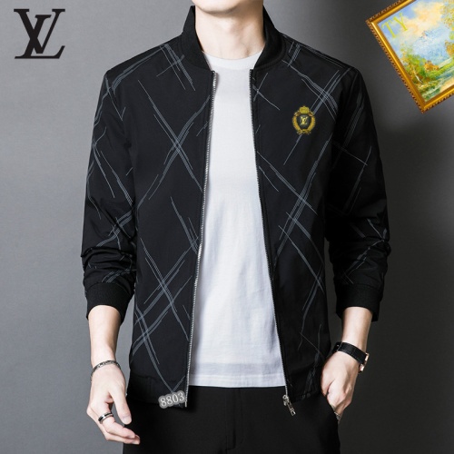 Cheap Louis Vuitton LV Jackets Long Sleeved For Men #1254318 Replica Wholesale [$60.00 USD] [ITEM#1254318] on Replica Louis Vuitton LV Jackets